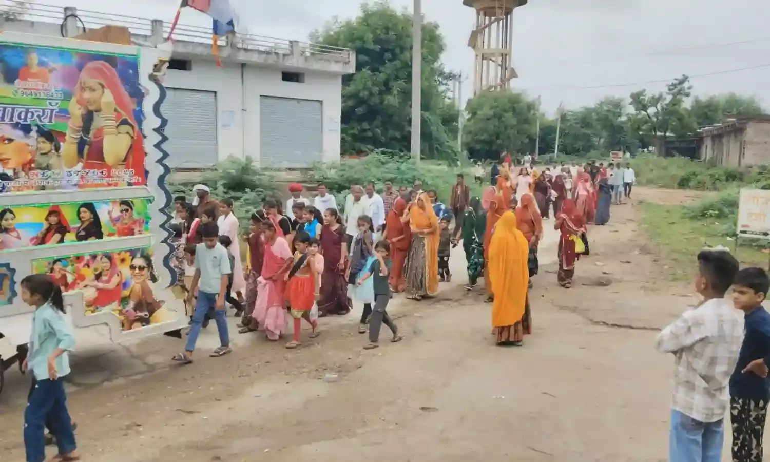 बाकरा से द्वितीय पैदल यात्रा पहुंची जोजर देवनारायण , भक्तो ने की खुशहाली की कामना