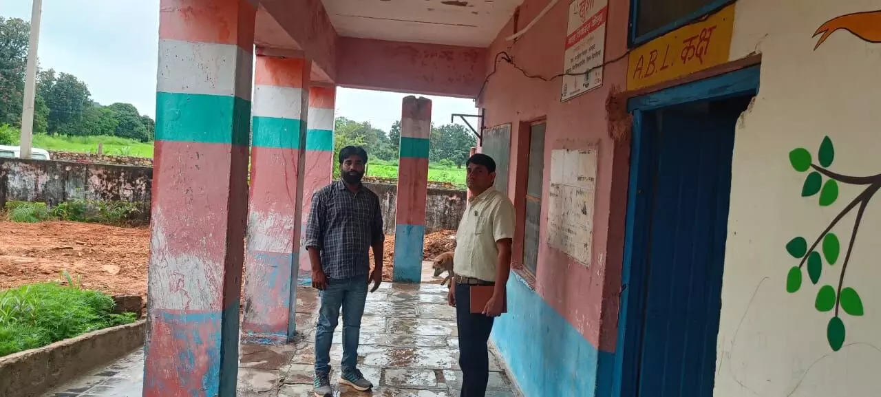 जिला कलक्टर के निर्देश पर जिलेभर में विद्यालय व आंगनबाड़ी भवनों का सघन निरीक्षण