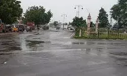भीलवाड़ा में बारिश से मौसम हुआ सुहाना, ठंडी हवाओ से  गर्मी से मिली राहत , भारी बारिश की चेतावनी