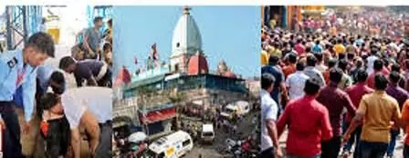 मनसा देवी मंदिर मार्ग पर भगदड़, आठ की मौतऔर 28 घायल मनसा देवी मंदिर मार्ग पर भगदड़, आठ की मौतऔर 28 घायल