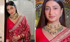 .सुहागन की तरह सजीं तलाकशुदा धनश्री