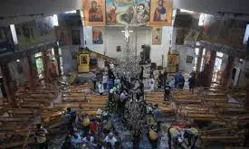 आधी रात चर्च में  खूनी हमला, 38 से ज्यादा की हत्या