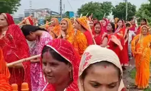 सिंगोली चारभुजा में कावड़ यात्रा का स्वागत