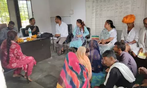 एनएलएम टीम ने ग्राम पंचायत बाकरा में क‍िया योजनाओं का भौतिक सत्यापन