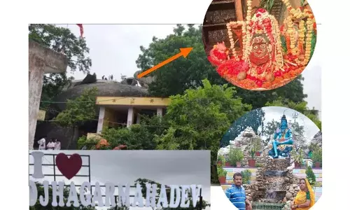 ओझागर महादेव में सावन के तीसरे सोमवार को शिवालय में उमडा श्रद्धालुओं सैलाब