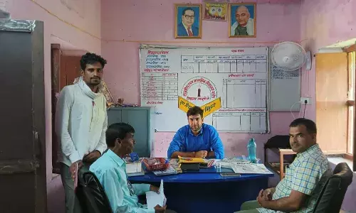 तहसीलदार चौधरी ने धनोप विद्यालय का निरीक्षण कर लिया जायजा