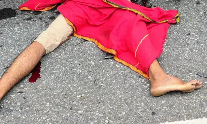 धूलखेड़ा के नजदीक बाईपास पर सड़क हादसा, एक की मौत