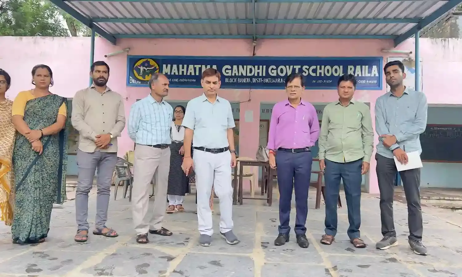 रायला की जर्जर आंगनवाड़ी एवं राजकीय विद्यालयों का किया निरीक्षण