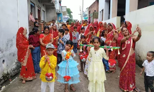 घोसुण्डा में कावड़ यात्रा का आयोजन घोसुण्डा में कावड़ यात्रा का आयोजन
