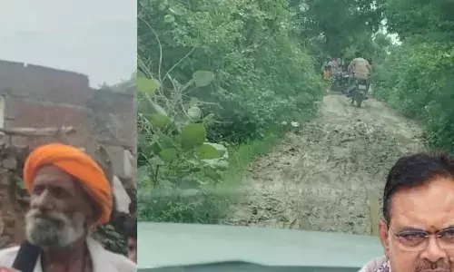 नांदशा जागीर की कालबेलिया बस्ती बनी बदहाल रास्तों की मार्मिक तस्वीर, डेढ़ किलोमीटर तक एंबुलेंस भी नहीं पहुंच पाती!