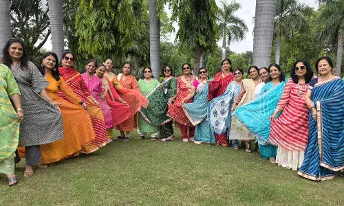 महिला संगठन ने मनाया लहरिया उत्सव