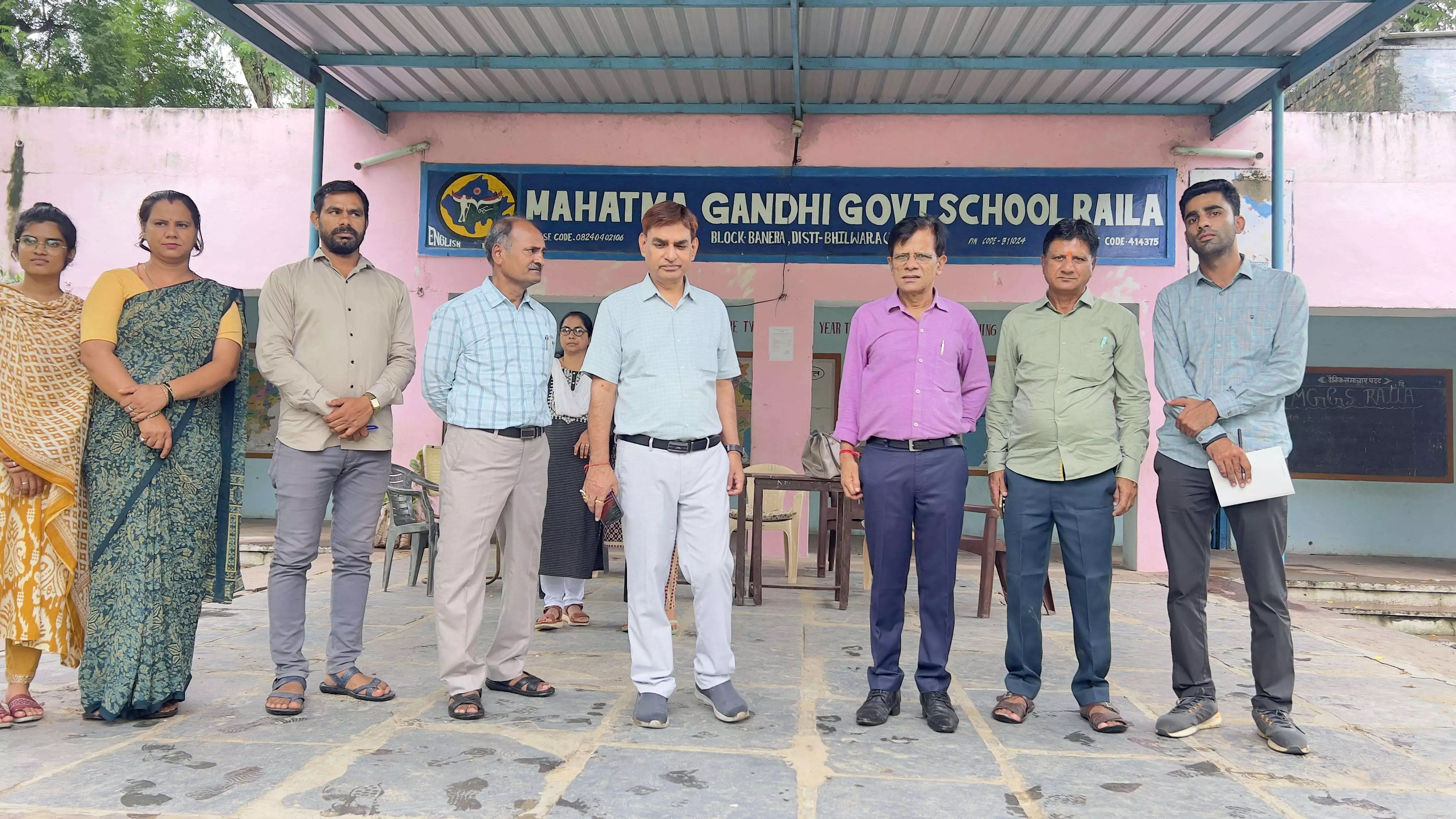 रायला की जर्जर आंगनवाड़ी एवं राजकीय विद्यालयों का किया निरीक्षण