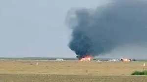 अमेरिका में F-35 लड़ाकू विमान क्रैश, पायलट सुरक्षित अमेरिका में F-35 लड़ाकू विमान क्रैश, पायलट सुरक्षित