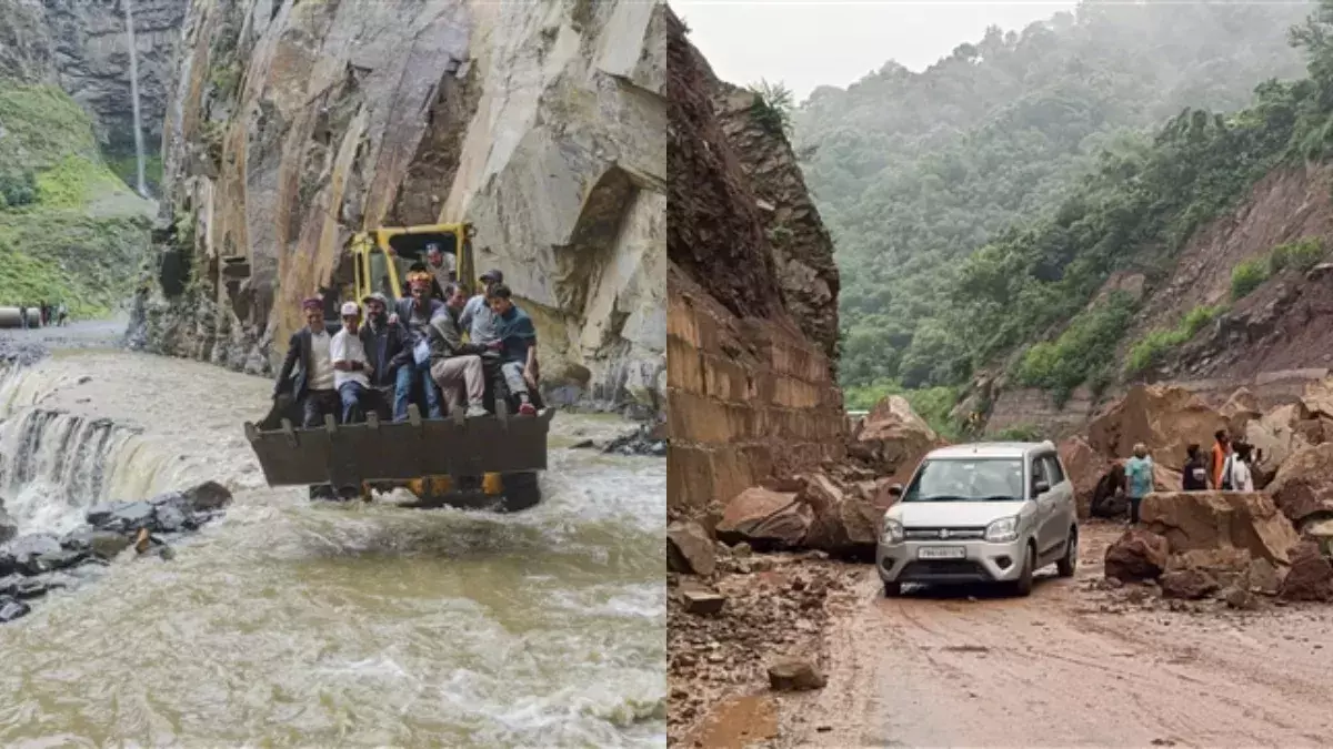 राजस्थान में टूटा 70 साल का रिकॉर्ड, हिमाचल में भी बारिश से तबाही