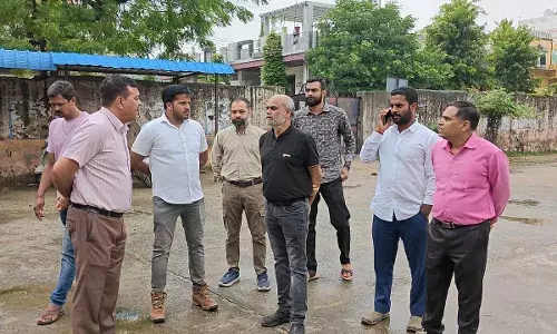 विधायक कोठारी ने विद्यालय का निरीक्षण किया, समस्याओं के समाधान का द‍िया आश्वासन