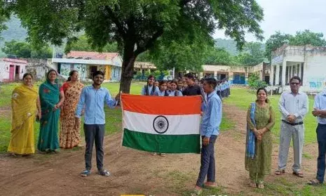 हर घर तिरंगा  महोत्सव की रैली का आयोजन