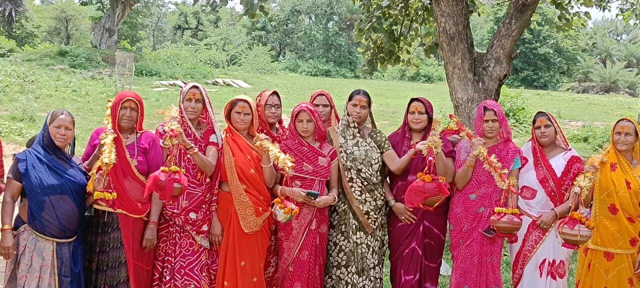 घोसुण्डा में कावड़ यात्रा का आयोजन