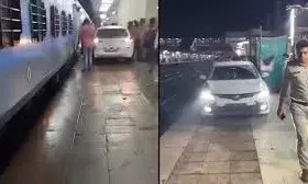 नशे में धुत युवक ने कहा - मैं फौजी हूं, यात्रियों में मची भगदड़