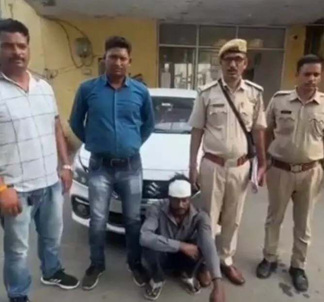 रोडवेज बस स्टैंड से 32 तोला सोना और नगदी चुराने के आरोप में एक गिरफ्तार कार भी जप्त