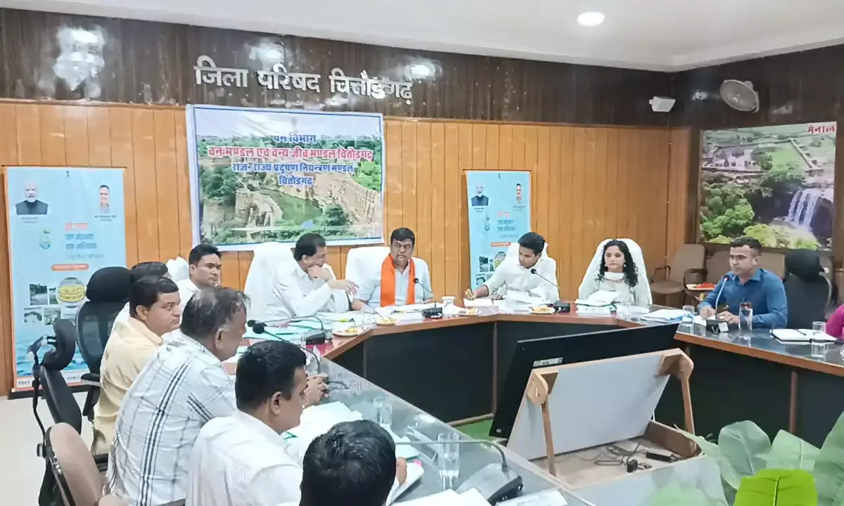 वन मंत्री शर्मा ने ली समीक्षा बैठक,