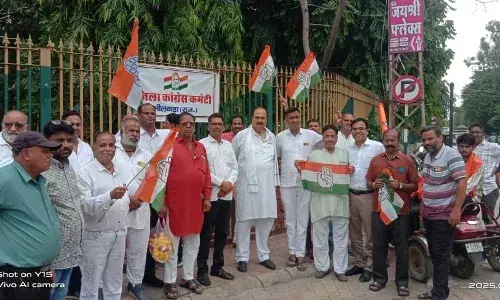 जिला कांग्रेस ने किया पूर्व मंत्री जाट की कावड़ यात्रा का स्वागत