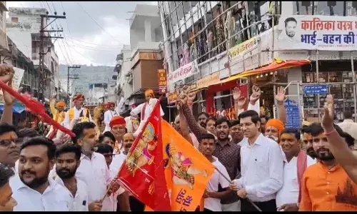 सुदर्शन सेवा संस्थान द्वारा कावड़ यात्रा का आयोजन