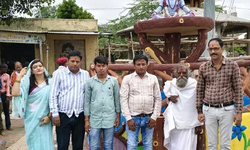 पाटन गांव में भगवान शिव की मूर्ति की स्थापित