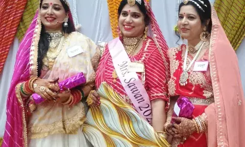 सारस्वत सखी मंडल का तीज महोत्सव कार्यक्रम आयोजित