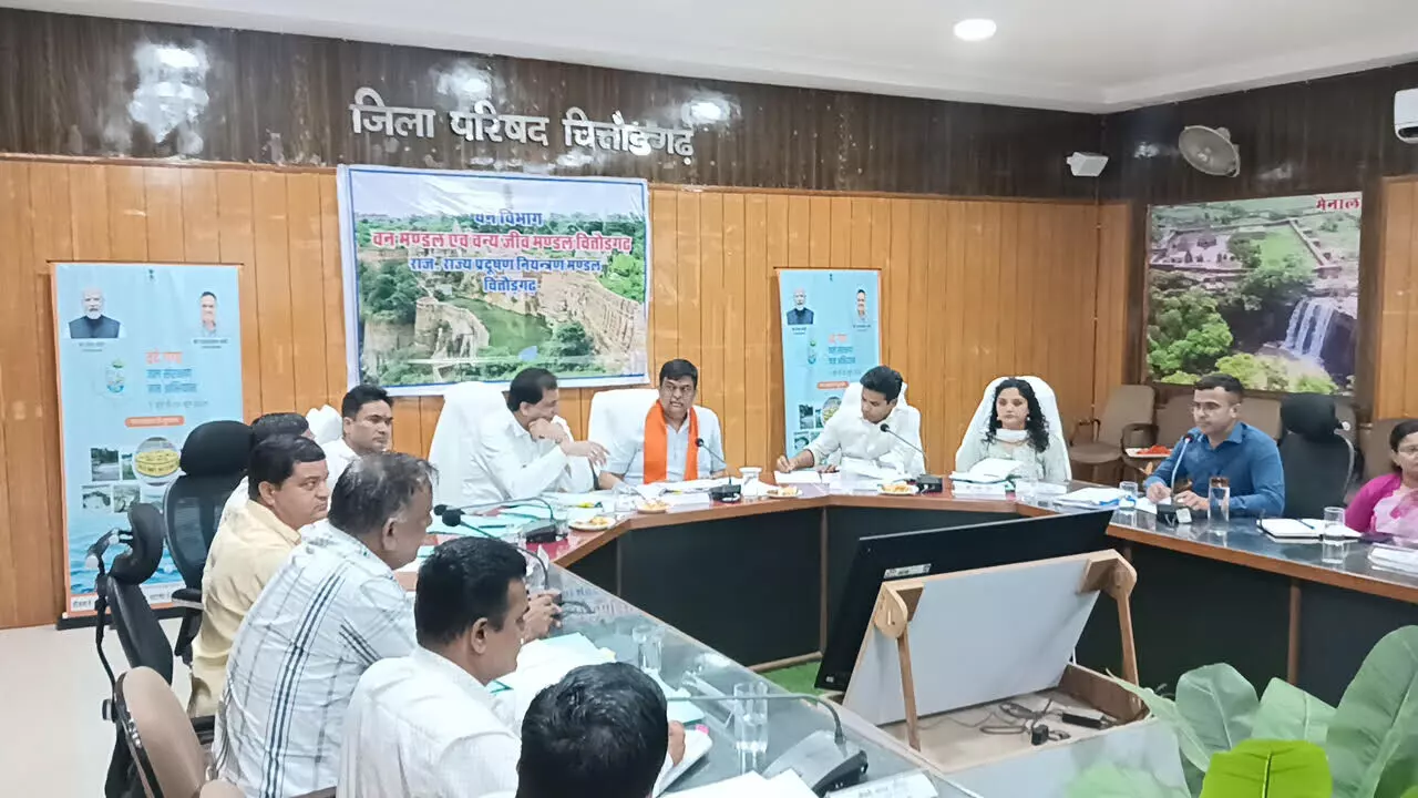 वन मंत्री शर्मा ने ली समीक्षा बैठक,