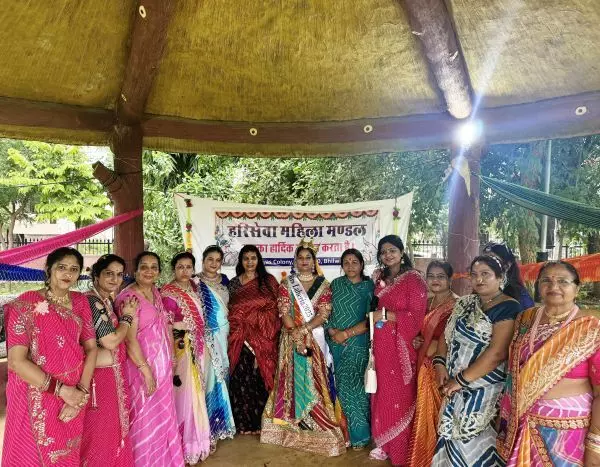 हरी सेवा महिला मंडल द्वारा “सावन लहरिया महोत्सव”मनाया