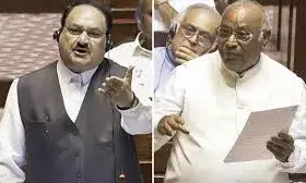 खड़गे ने लगाया पुलिस और मिलिट्री बुलाकर हाउस चलाने का आरोप,नड्डा ने किया खारिज खड़गे ने लगाया पुलिस और मिलिट्री बुलाकर हाउस चलाने का आरोप,नड्डा ने किया खारिज