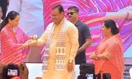 सीएम भजनलाल शर्मा ने उपमुख्यमंत्री दिया कुमारी और आंगनबाडी बहनों से राखी बंधवाई