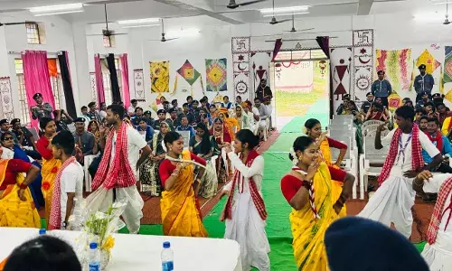 दी भारत स्काउट एण्ड गाइड के आर्ट एण्ड क्राफ्ट शिविर में दिखाई प्रतिभा