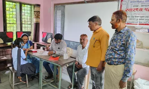 मांडल में 1017 बालिकाओं की एनिमिया जाँच