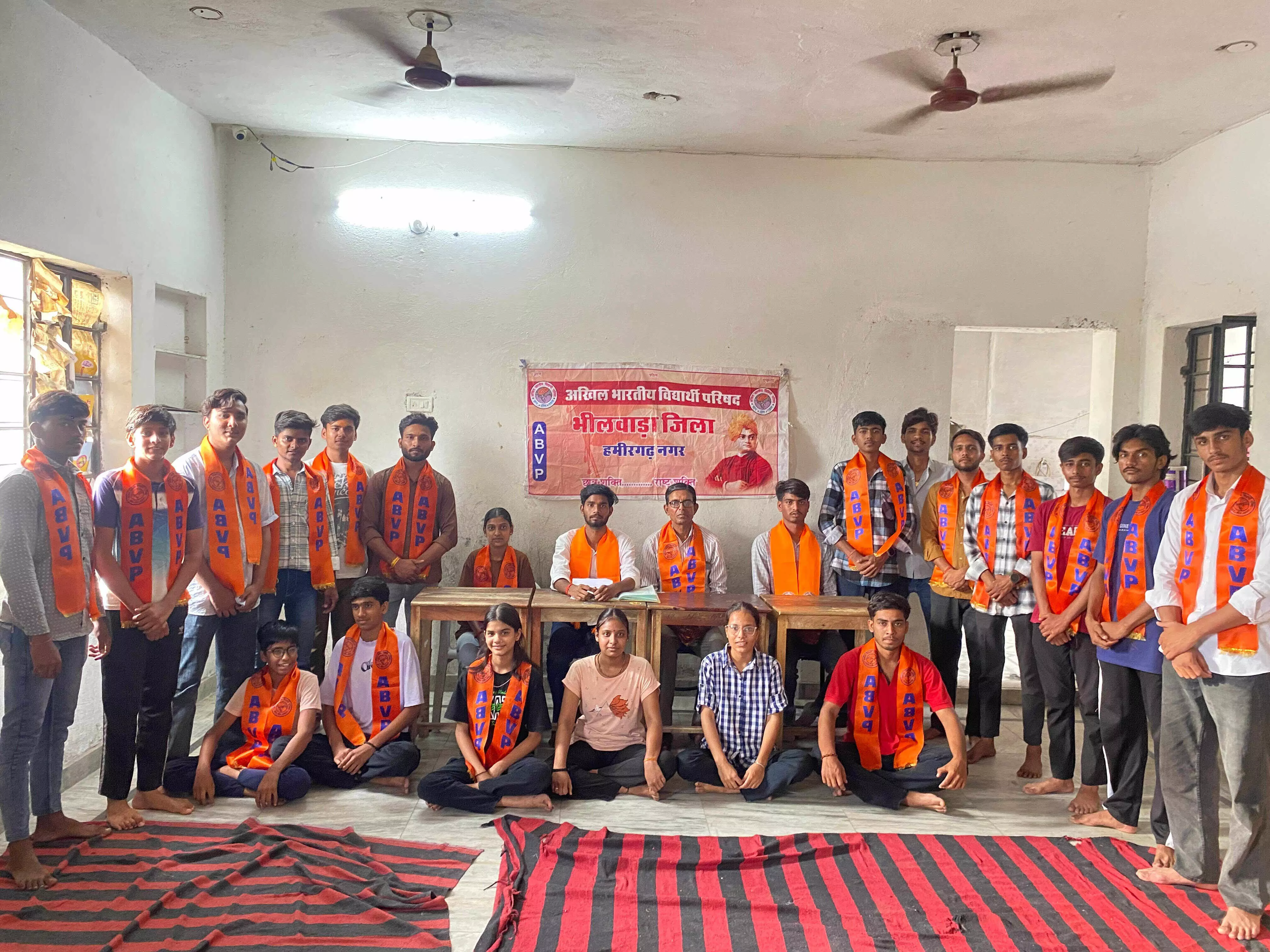 एबीवीपी हमीरगढ़ नगर की नवीन कार्यकारणी घोषित