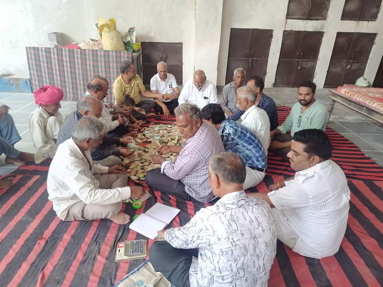 चंवरा का हनुमान जी के दान पात्र से निकली,1 लाख 60 हजार 753,रूपये की राशि