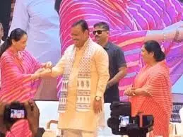 सीएम भजनलाल शर्मा ने उपमुख्यमंत्री दिया कुमारी और आंगनबाडी बहनों से राखी बंधवाई