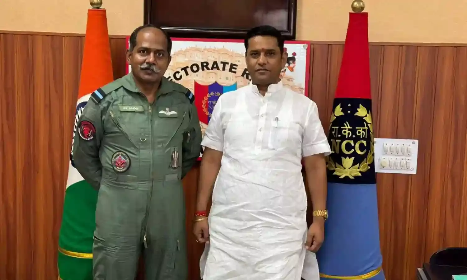 विधायक बैरवा एनसीसी सलाहकारी समिति में शामिल, नेवी के प्रतिक चिन्ह से सम्मानित