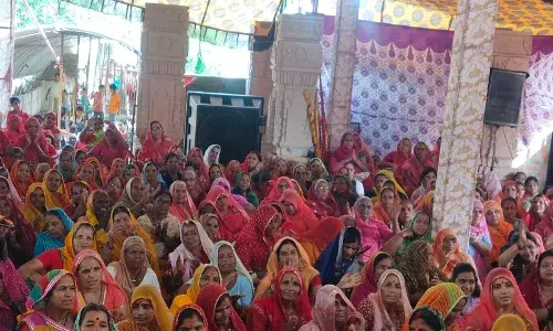 श्री खान्या के बालाजी मन्दिर प्रांगण मे 9 दिवसीय श्री शिव महापुराण कथा का हुआ समापन