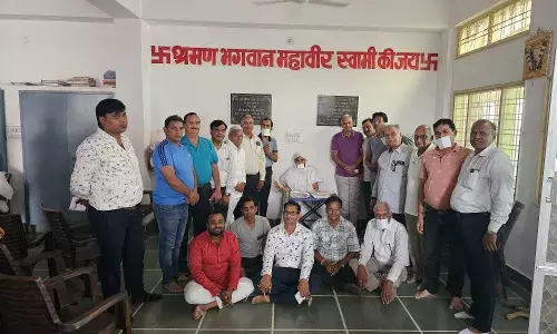 जैन युवा सेवा संस्थान द्वारा कुमुदलता म. सा. आदि ठाना 4 के दर्शन