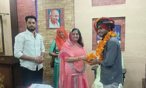 राष्ट्रीय राजपुत करणी सेना ने नवनियुक्त उपखंड अधिकारी का किया स्वागत