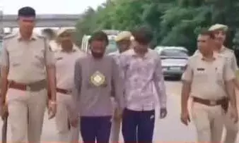 आरसीएम कर्मचारियों के अपहरणकर्ताओं की हमीरगढ़ पुलिस ने पैदल परेड करवाई