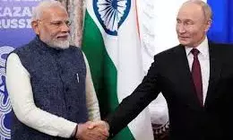प्रधानमंत्री मोदी ने रूस के राष्ट्रपति पुतिन से की बात