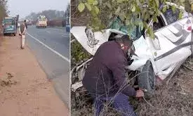 दौसा में भीषण सड़क हादसा: ट्रेलर-कार की टक्कर में 2 बहनों समेत 5 की मौत, एग्जाम देकर लौट रहे थे छात्र