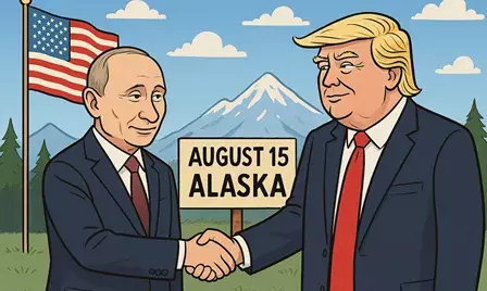 पुतिन एक दशक बाद 15 अगस्त को अमेरिका जायेगे,अलास्का में मिलेंगे ट्रंप से ,मुलाक़ात पर नजर