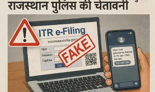 ITR सीजन में ऑनलाइन धोखाधड़ी से सावधान – राजस्थान पुलिस की चेतावनी