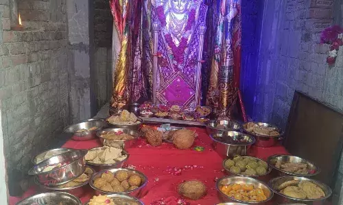 चंवरा के हनुमान जी को लगाया छप्पन भोग