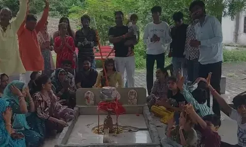 गुप्तेश्वर महादेव में चूरमा-बाटी का भोग, सावन का हुआ समापन गुप्तेश्वर महादेव में चूरमा-बाटी का भोग, सावन का हुआ समापन