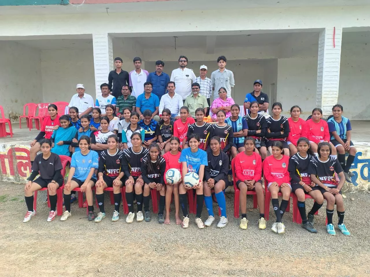 जिला फुटबॉल संघ सीनियर गर्ल्स टीम की ट्रायल सम्पन्न