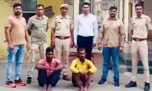 हनुमान मंदिर में चोरी का खुलासा : भीलवाड़ा पुलिस ने दो शातिर बदमाशों को किया गिरफ्तार हनुमान मंदिर में चोरी का खुलासा : भीलवाड़ा पुलिस ने दो शातिर बदमाशों को किया गिरफ्तार